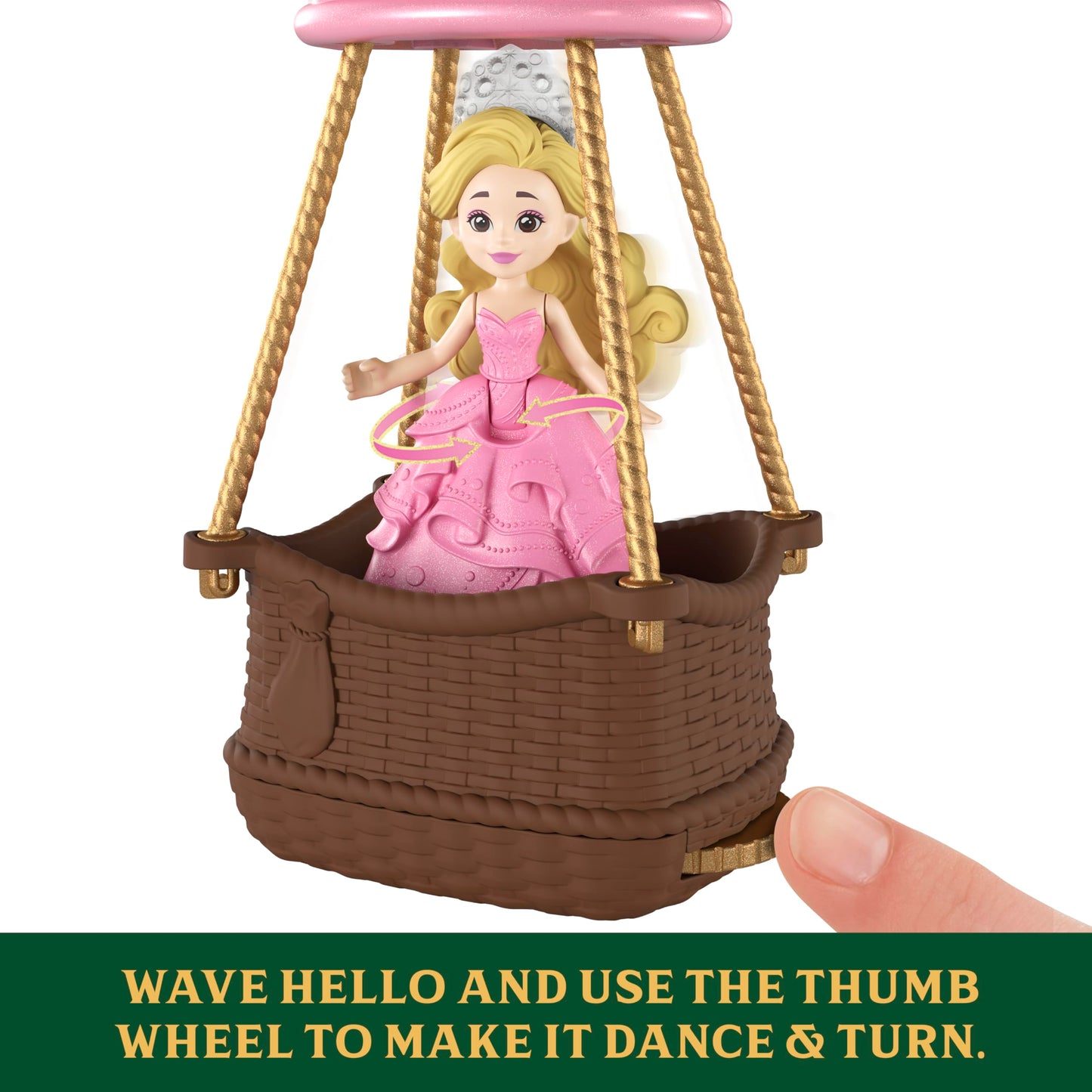 Mattel Universal Pictures’ Wicked Ozian Balloons Reveal Toy Set with Surprise Small Doll, Hot Air Balloon & Accessory (Styles May Vary)