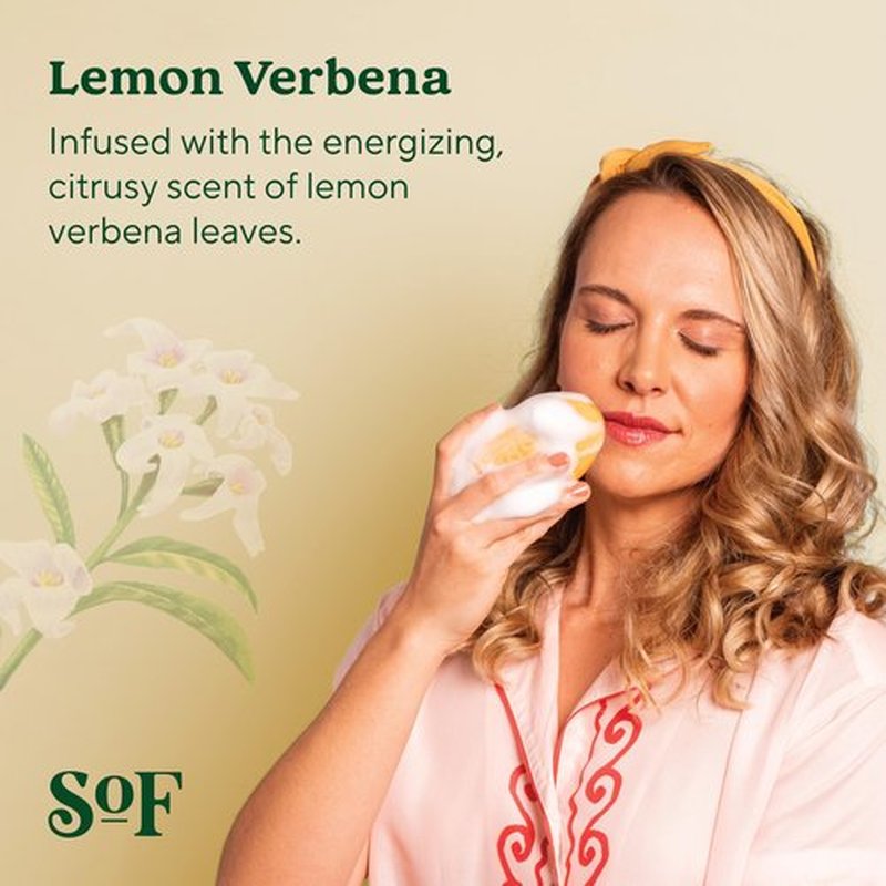 South Of France Lemon Verbena Bar Soap by SoF Body Care (Formerly Body Care) | Triple-Milled Soap with Shea Butter + Essential Oils| Vegan, Non-GMO Body Soap | 6 oz Bar | 6 Bars