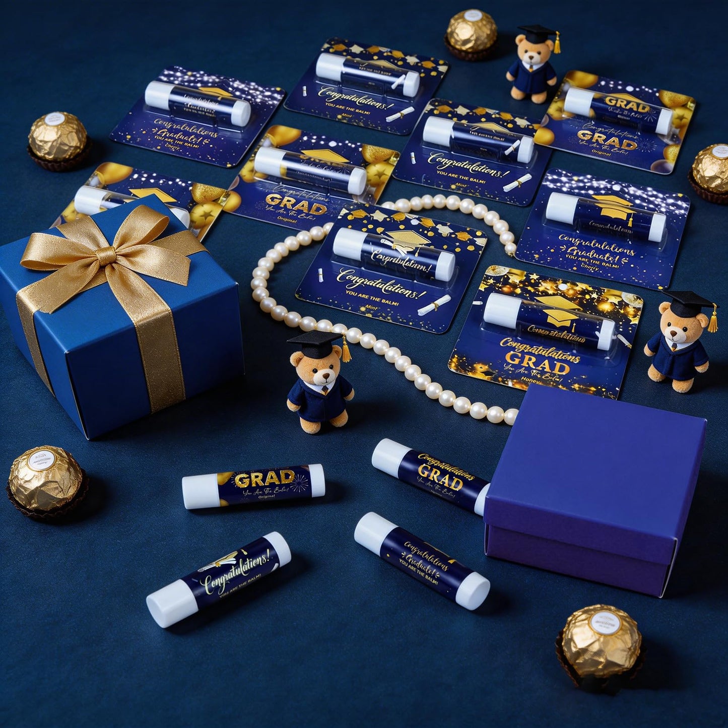 48 Pcs Graduation Lip Balms Party Gifts Bulk Congrats Grad Class of 2026 You Are The Balm School College Inspirational Graduation Gifts for Students Her Him Women Men Friends Classmates