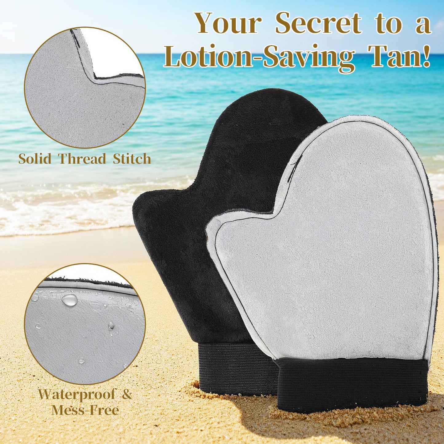 Self Tanning Mitt Self Tanner Mitt Tanning Glove Self Tanner Mitt Applicator Kit Soft Tanning Glove And Brush Self Tanner Back Applicator Tan Brush Kabuki Body Brushes Self Tanning Kit for Face Body