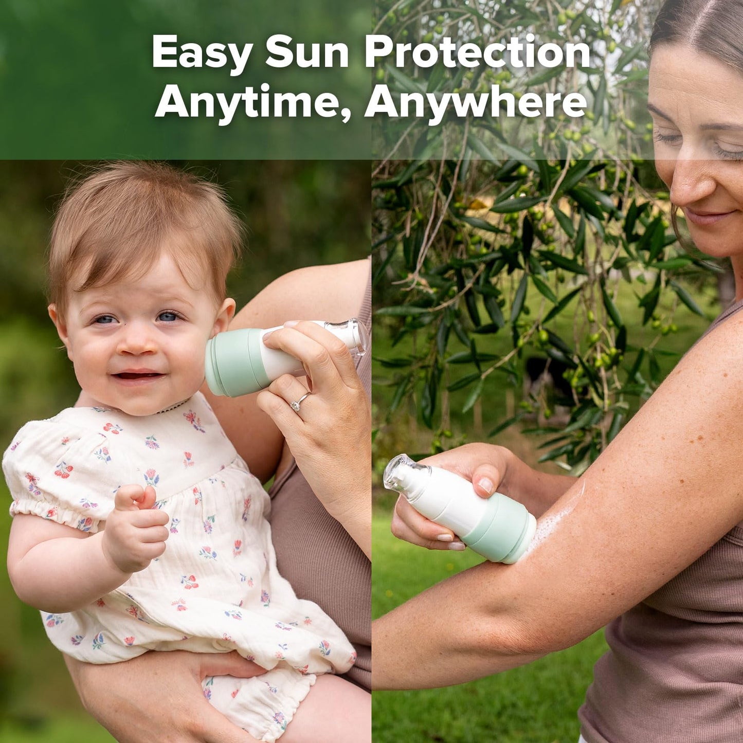 Haakaa Sunscreen Applicator for Kids, 1.7 oz, 1 Sponge Base