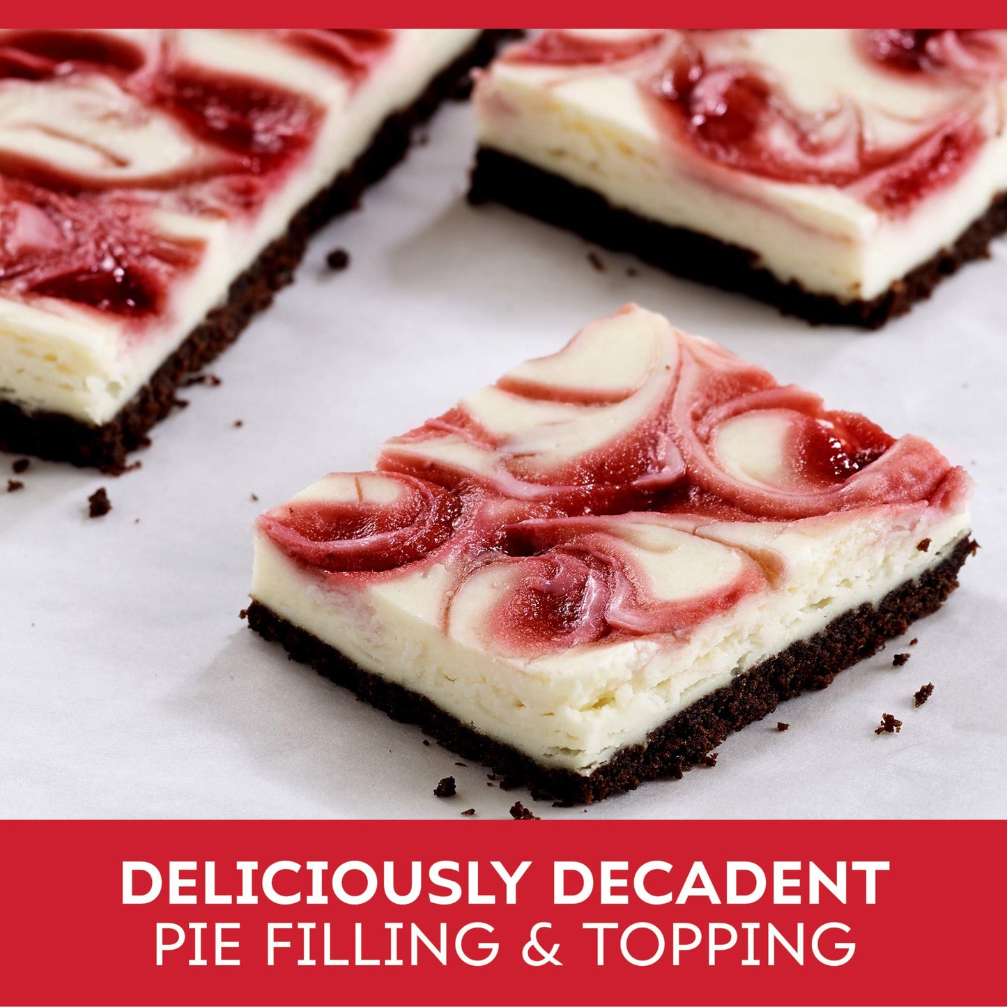 Duncan Hines Comstock Raspberry Pie Filling and Topping, 21 oz. (Pack of 8)