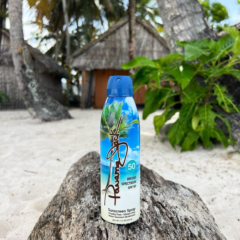 Panama Jack Continuous Spray Sunscreen - SPF 50, Broad Spectrum UVA/UVB Protection, PABA, Paraben, Gluten & Cruelty Free, Water Resistant (80 Minutes), 5.5 OZ (Pack of 2)