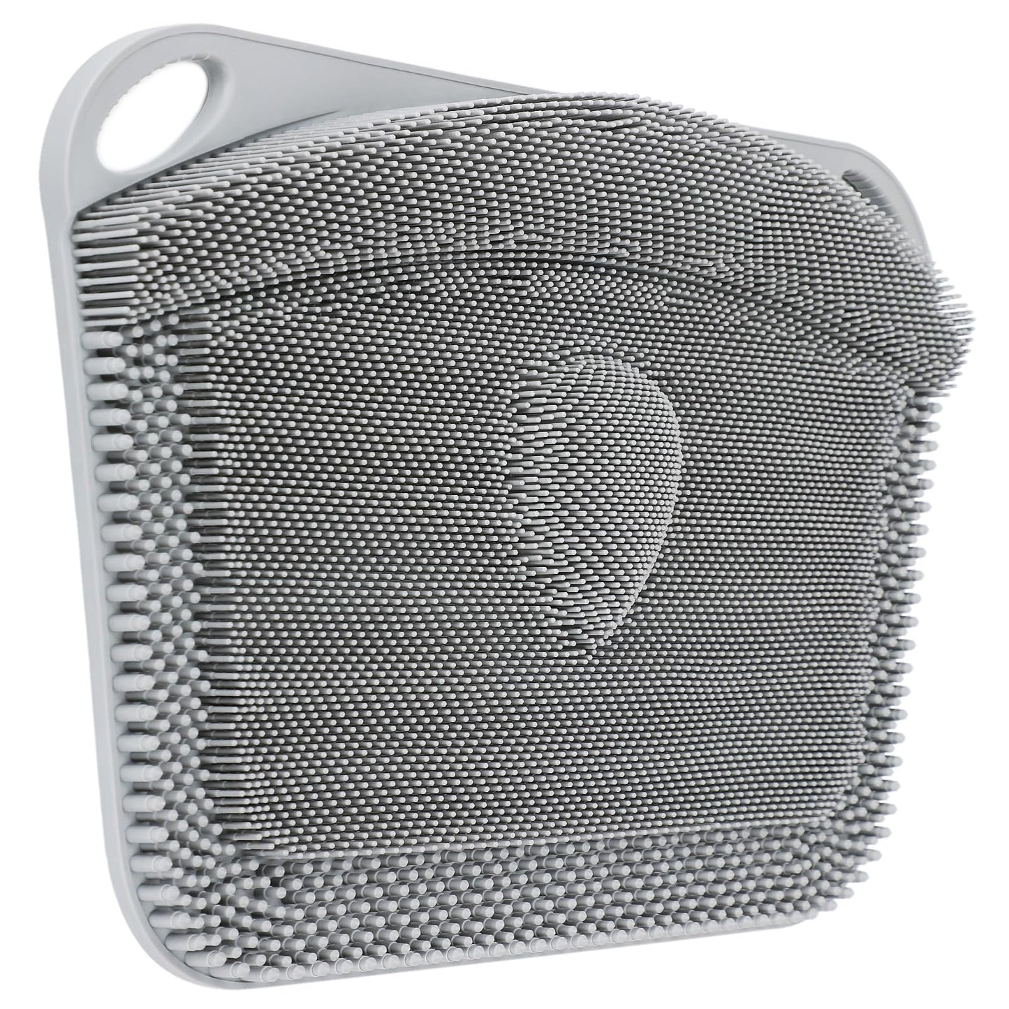 FREATECH Silicone Shower Foot Scrubber Mat 17.3" x 13", Large Foot Cleaner Brush to Clean, Exfoliate and Massage Feet Without Bending Over, Improve Foot Appearance and Overall Health, Grey