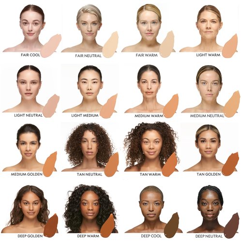 YENSA BC Foundation - Full Coverage, Skin Superfood, Hydrating Serum & SPF 40 Sunscreen (Deep Neutral) 1 fl oz