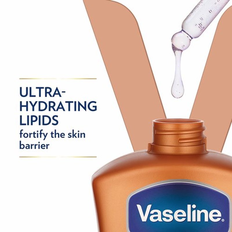 Vaseline Intensive Care Body Lotion Cocoa Radiant 3 count for Dry Skin Lotion Made with Ultra-Hydrating Lipids and Pure Cocoa Butter for a Long-Lasting, Radiant Glow 20.3 Oz