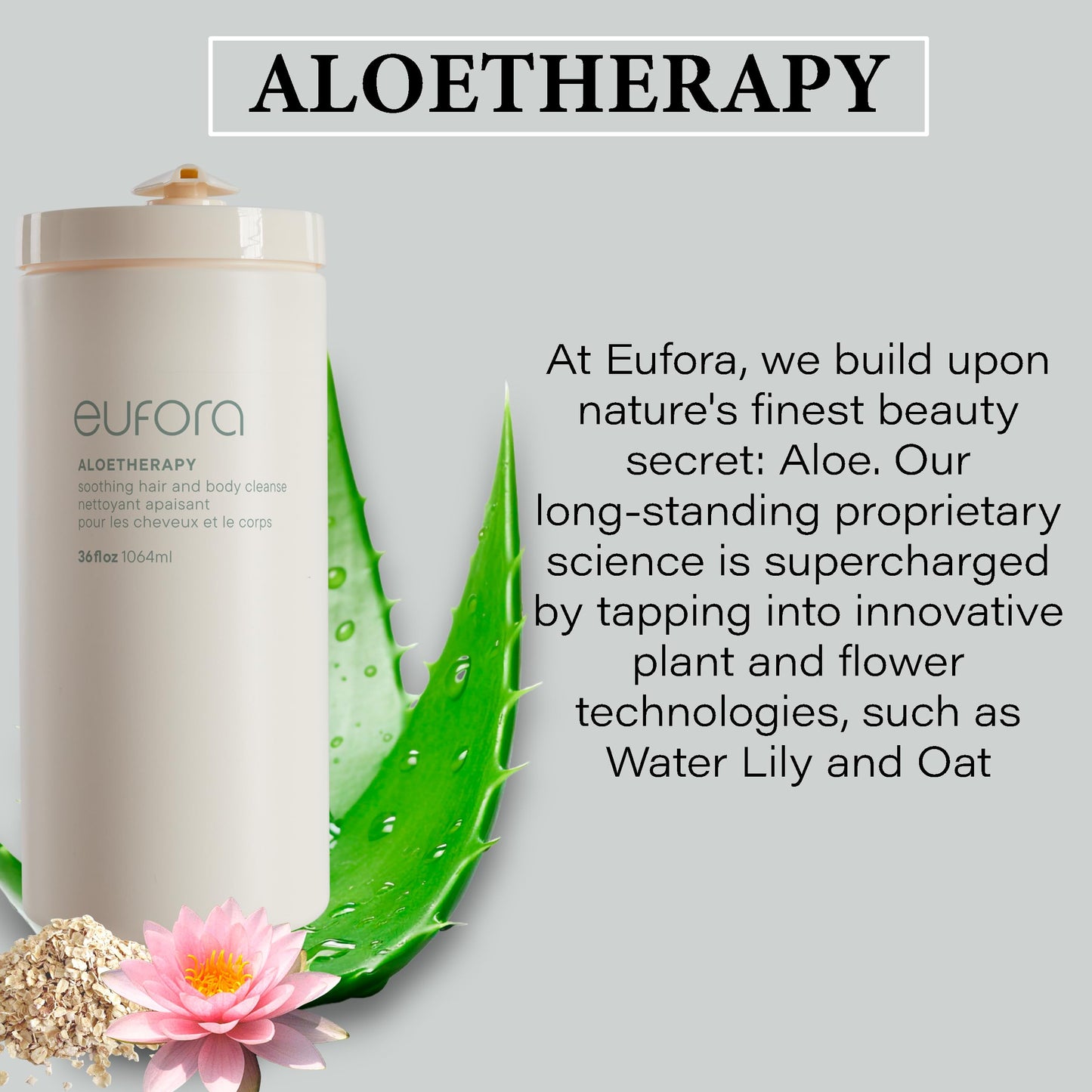Eufora Soothing Hair and Body Cleanse 36 Fl.Oz