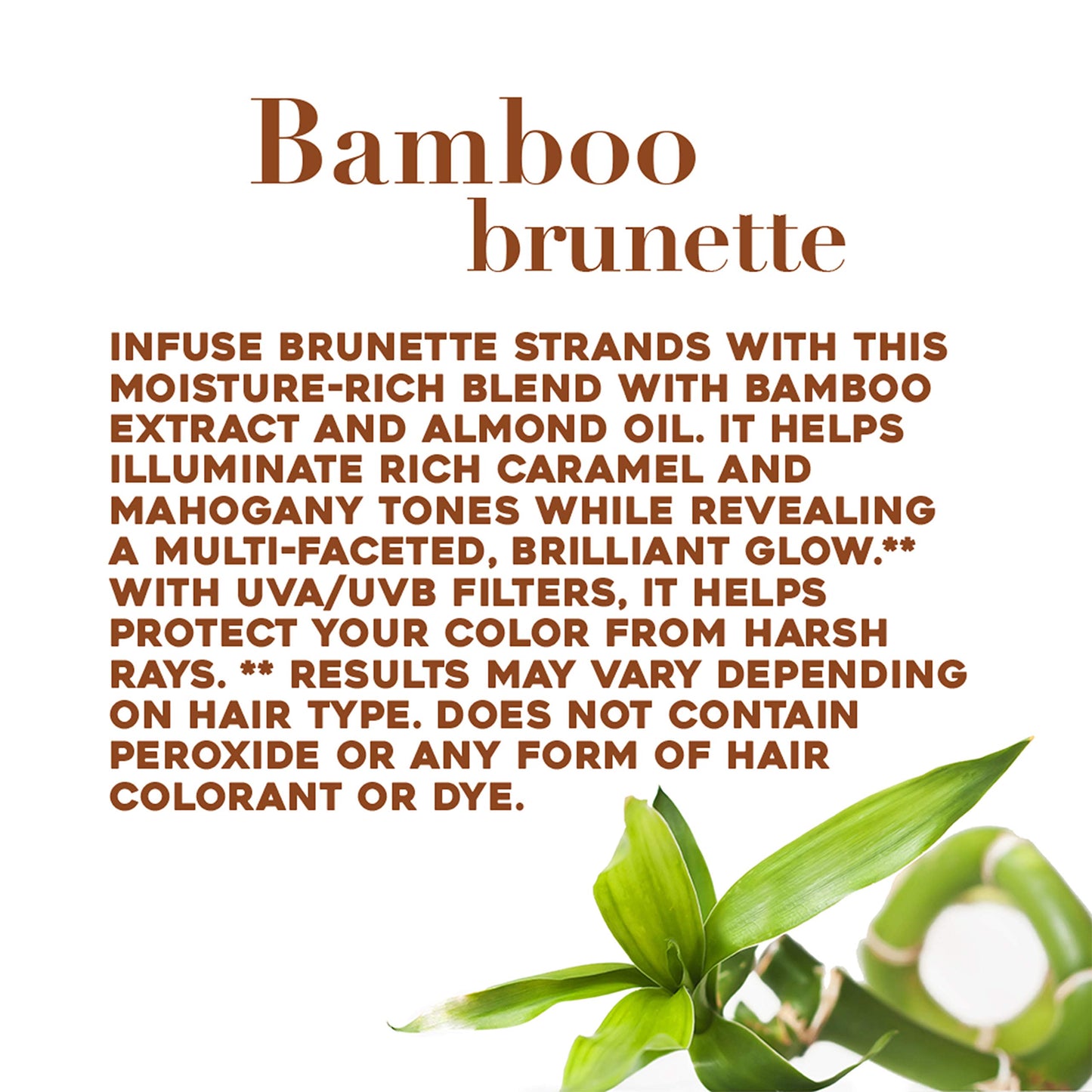 OGX Hydrate & Tone Reviving + Bamboo Radiant Brunette Penetrating Oil, 3.3 Ounce