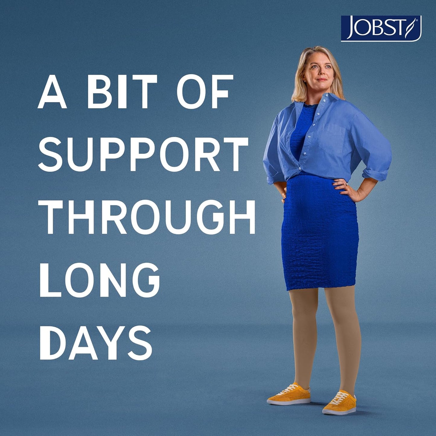 JOBST Relief Knee High Compression Socks 20-30mmHg - Comfortable Unisex Closed Toe