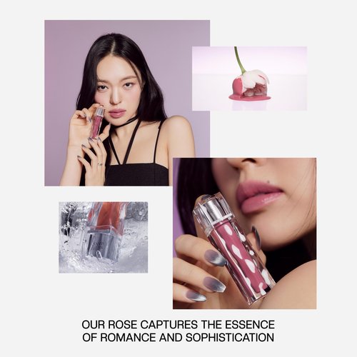 MUZIGAE MANSION Icy Glow Lip Tint – (Vegan Collagen), Long Lasting, (No-Stain), Hydrating Gloss, Matte Finish, (K-Beauty) Makeup, Red & Tinted Shades (08 SLAY, 0.18 Fl oz)