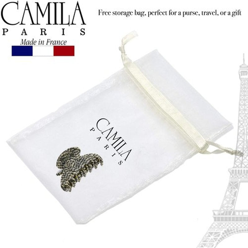 Camila Paris CP3062 French Hair Clip for Women, Handmade, Opera, Small, Girls Hair Claw Clips Jaw, Durable Styling Hair Accessories for Women, Strong Hold No Slip Grip, Made in France