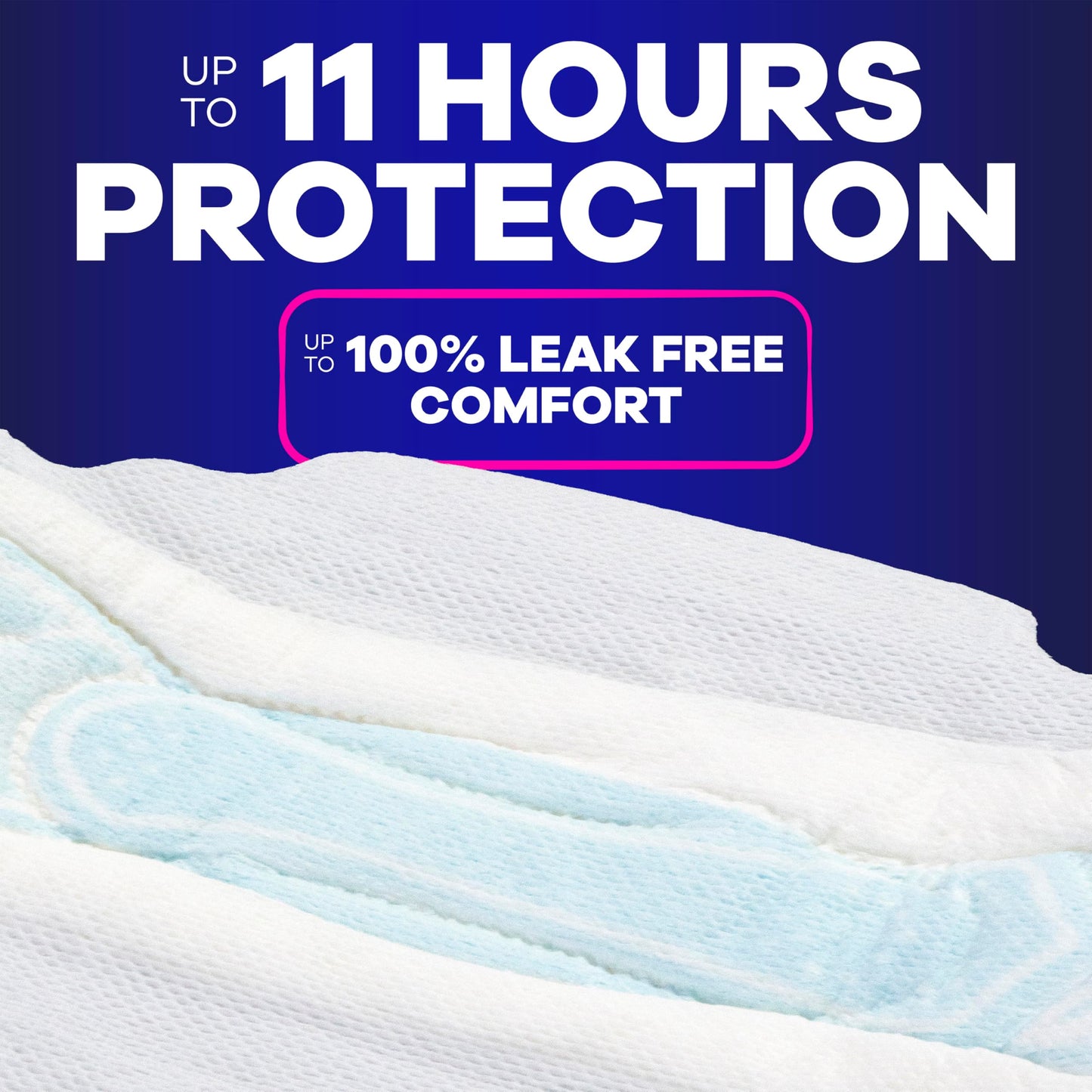 Always Maxi Overnight Pads with Wings for Women, Size 4, Overnight Absorbency, Unscented, 33 Count