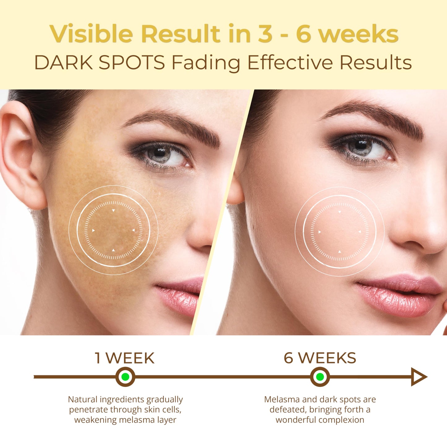 ABERA Kasumi Glowing Cream, Melasma Treatment with Niacinamide & HA, Dark Spot Remover For Face, Reduce Fine Lines, Wrinkles, Anti-aging, Red Ginseng Extract, Melasma Cream (0.7 Oz Per Item)(Set 3)