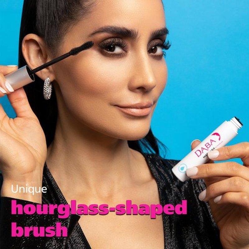 DABALASH Daba Duo Waterproof Mascara Twin Pack – Waterproof & Sweat Proof for up to 24 hours – Two 0.45 oz Mascaras, Very Black