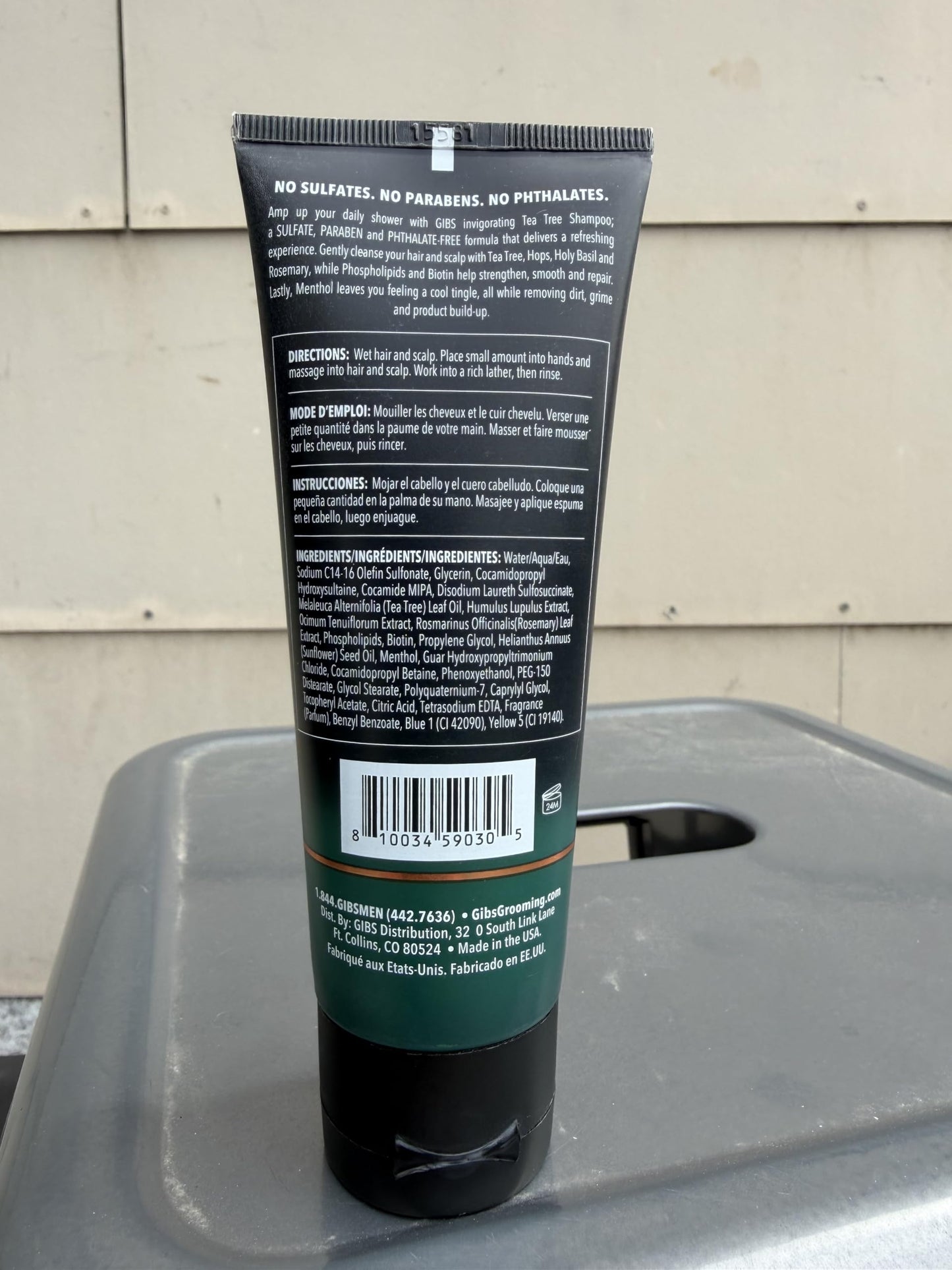 GIBS Grooming Tea Tree Shampoo, 3.25 fl. oz.