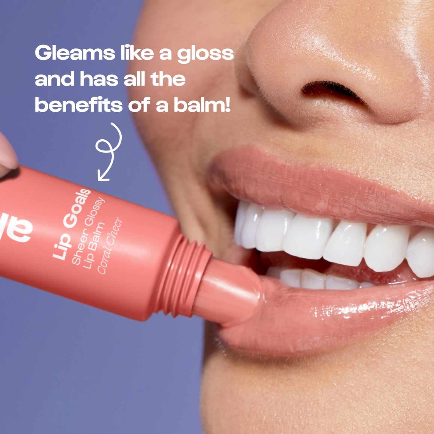 Alleyoop Lip Goals – Moisturizing Lip Balm for Women, Hydrating Lip Care for Dry Lips with Clean Vegan Ingredients, Everyday Treatment for Smooth, Soft, Nourished Lips, Sheer Bare Pink