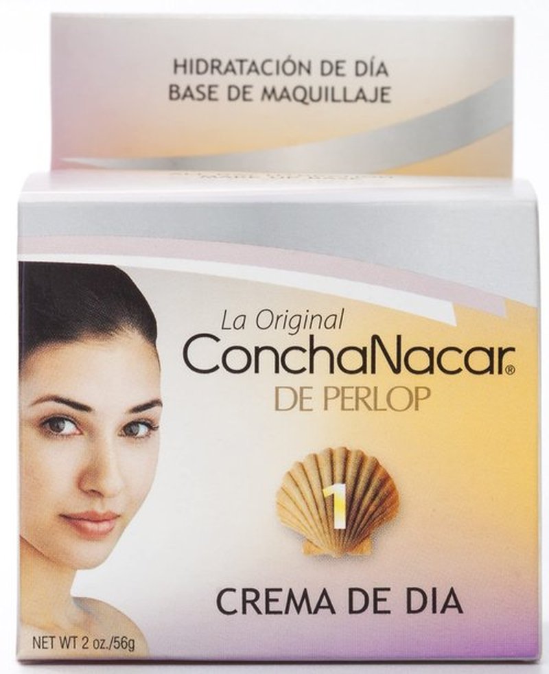 Concha Nacar Crema De Dia No.1, Day Cream 2 oz, White (Pack of 6)
