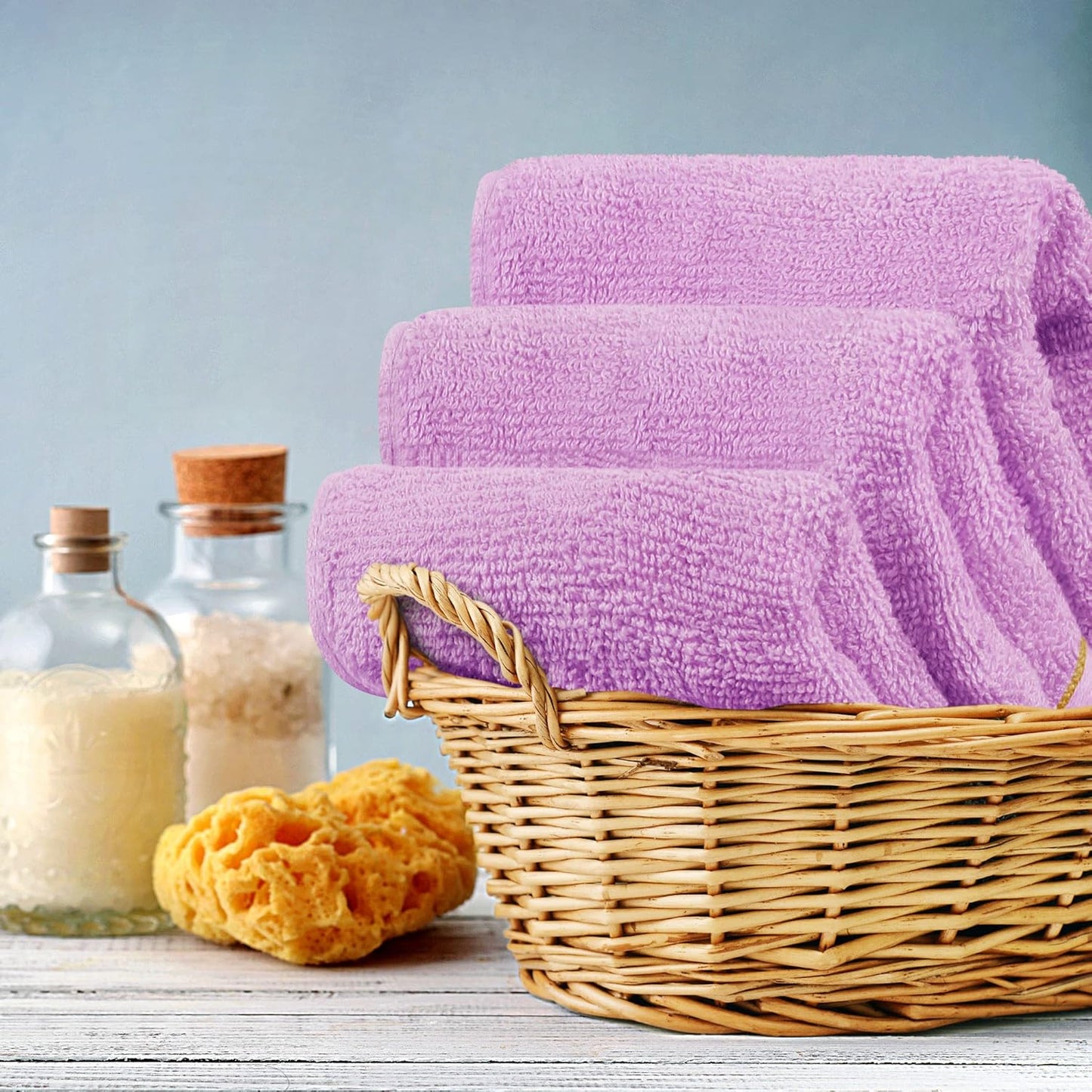 Premium 12-Pack Cotton Wash Cloths - Highly Absorbent & Soft 12x12 for Bathroom, Spa, Gym - Plum