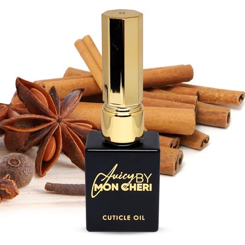 Juicy By Mon Cheri Nail Perfection Cuticle Oil: Moisturizes, Repairs, and Promotes Growth for Stronger, Healthier Nails. Ideal for Natural Nails. 10ml Red Hot P Golden Touch Treatment