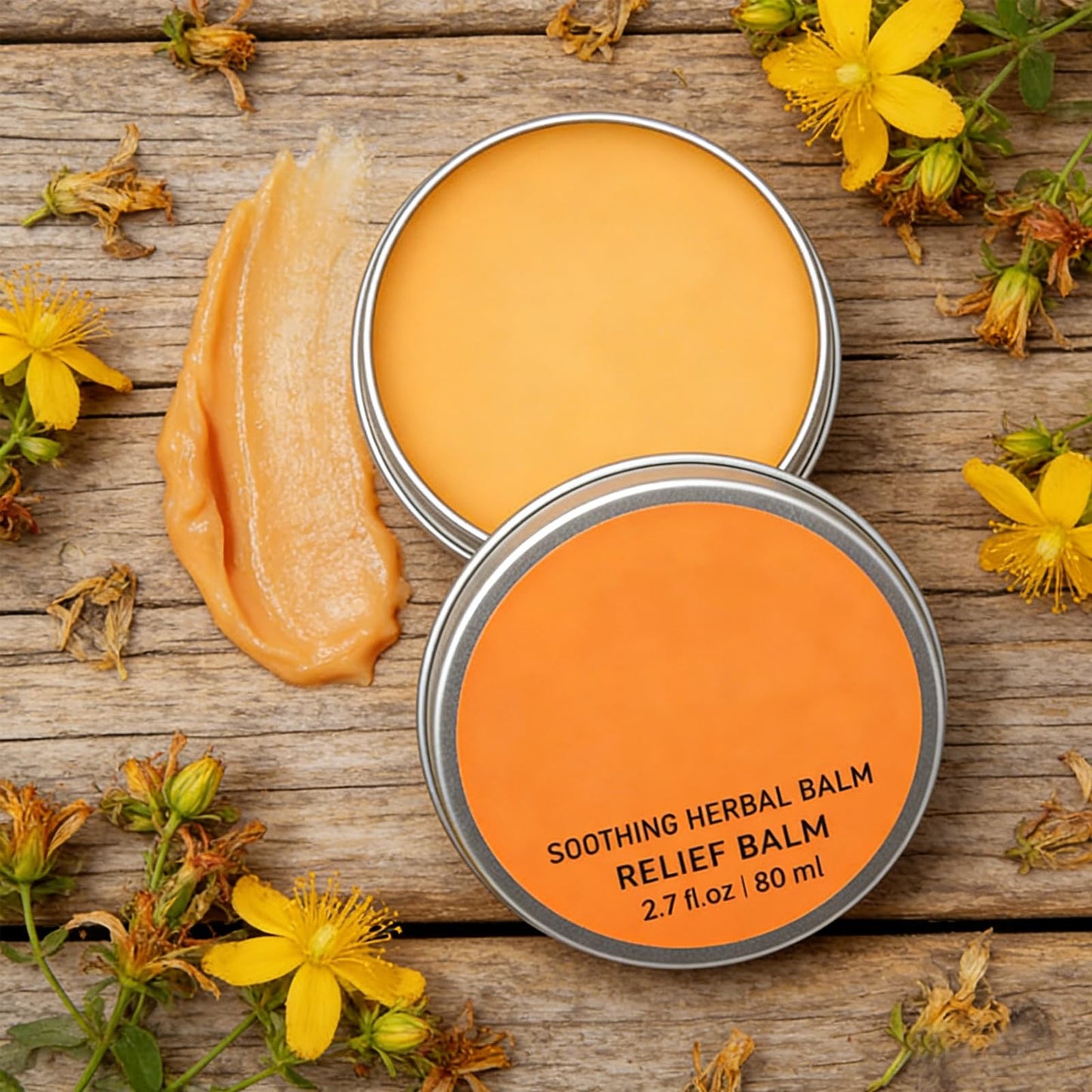 Soothing Herbal Balm for Muscle & Joint Comfort Fast-Absorbing, Non-Greasy Massage Cream for Neck, Shoulders, Hands, Feet & Back