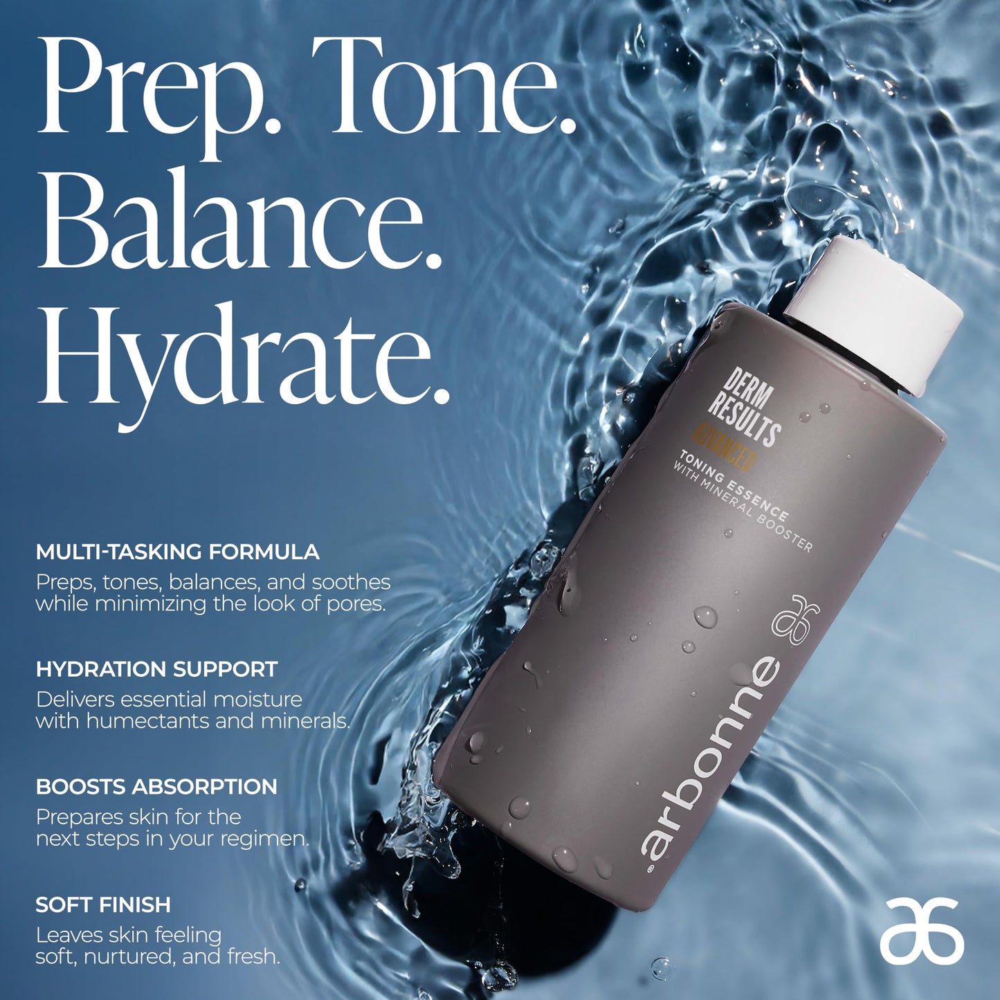 DermResults Advanced Toner with Mineral Booster by Arbonne 3.4 fl. oz.