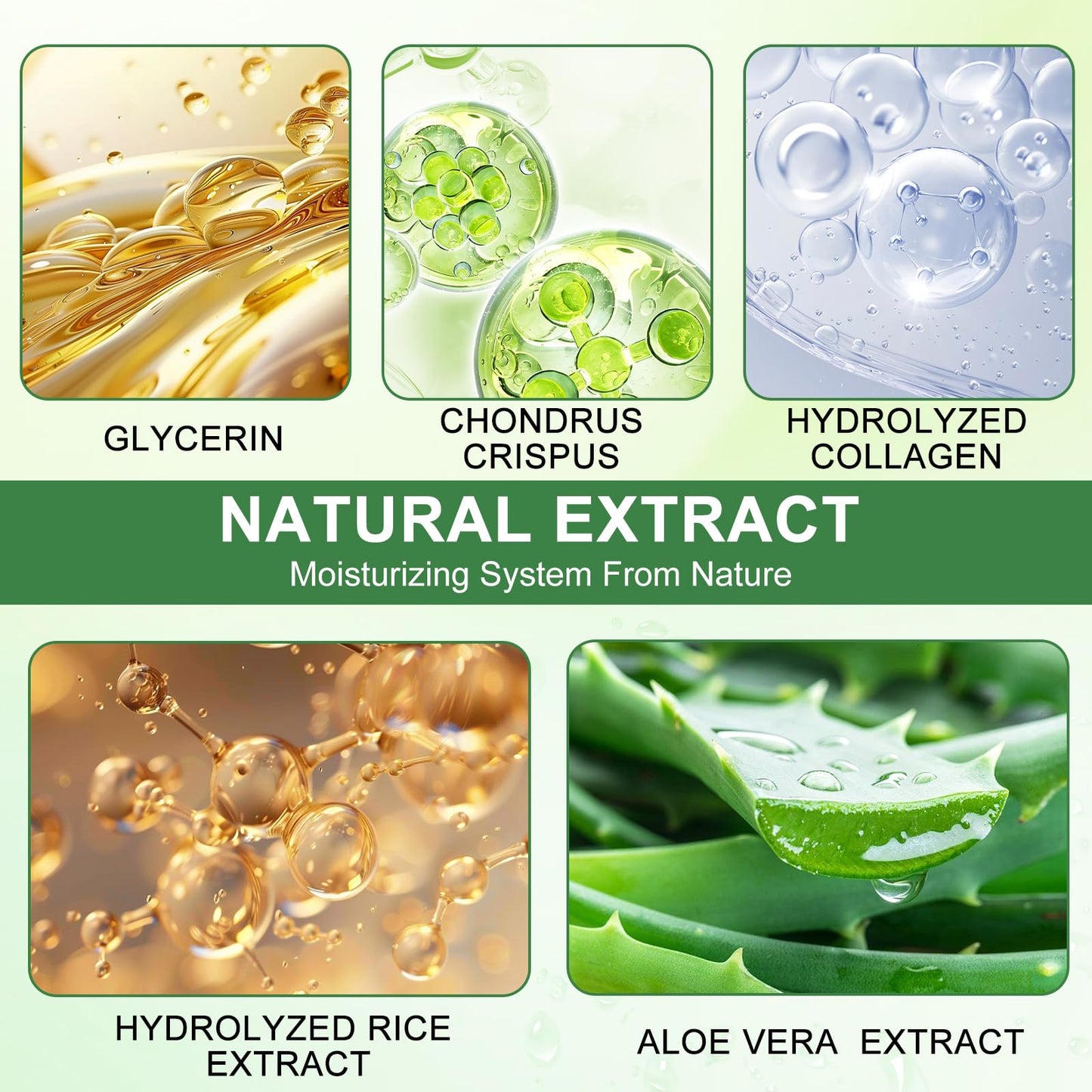 LAVONE Eye Mask - 30 Pairs Aloe Under Eye Patches Skin Care Products - Eye Masks Skincare for Dark Circles and Puffiness, Reduce Wrinkles, Eye Bags and Fine Lines, for Women and Man - Green