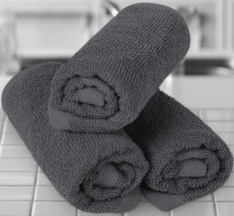 Utopia Towels [288 Pack Premium Wash Cloths Set (12 x 12 Inches) 100% Cotton, Highly Absorbent and Soft Feel Essential Washcloths for Bathroom, Spa, Gym, and Face Towel (Grey)
