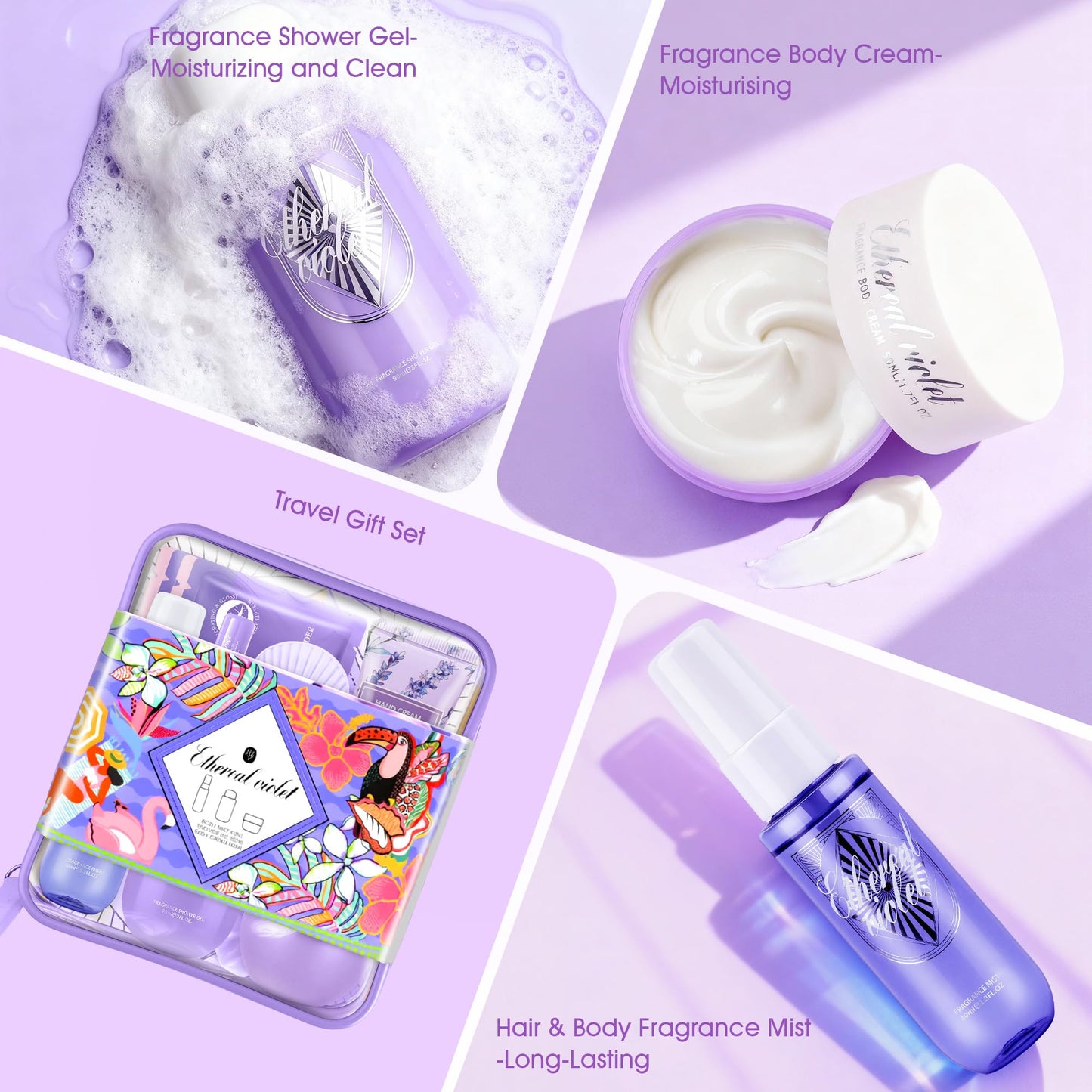 Gifts for Women Skin Care Set, 11 Pcs Skincare Kit- Spa Gifts For Women, Complete Travel Size Spa Kit Skincare Gift Set Birthday Teacher Appreciation Valentine's Day Party Favors Mothers Day Gift