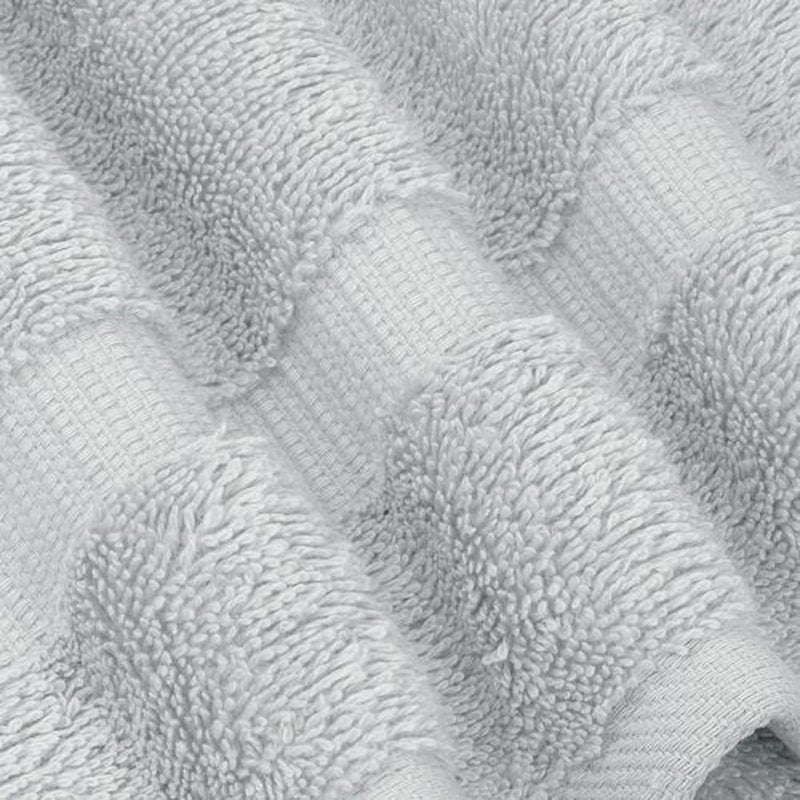 Chakir Turkish Linens | Hotel & Spa Quality 100% Cotton Premium Turkish Towels | Soft & Absorbent (4-Piece Washcloths, Silver Gray)