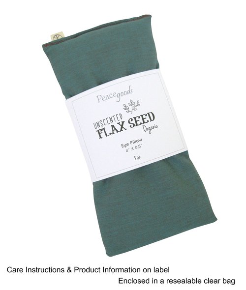 Peacegoods Eye Pillow Gift Set - Unscented Flax Eye Pillow w/Cover - Soft Cotton Flannel - 4 x 8.5 - Washable - Soothing Relaxing yoga massage meditation sleep headache relief - purple lilac amethyst