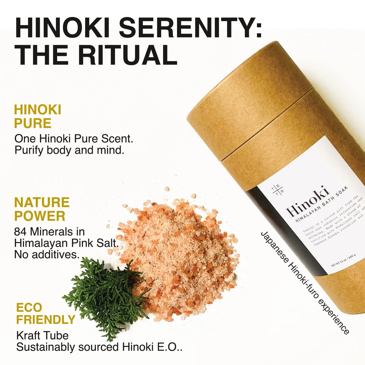 Hinoki Himalayan Bath Soak 4 oz