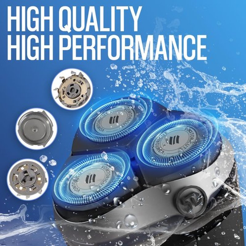 6 Pcs AQREP4U SH30 Replacement Heads for Philips Norelco Replacement Heads, Shaving Head Blades Series 3000, 2000, 1000, and S1560 Electric Razor for Men Replacement Heads Razor Blades Shaver