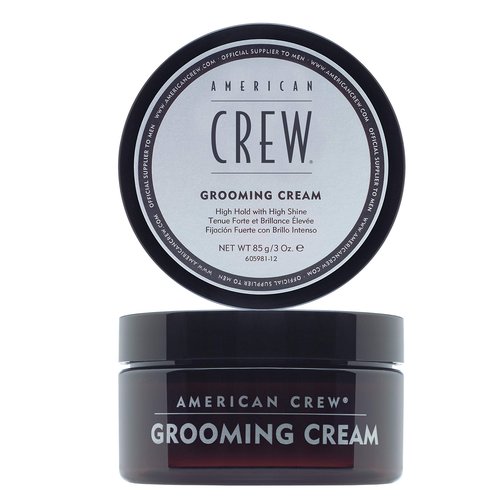 Men's Grooming Cream by American Crew, Like Hair Gel with High Hold with High Shine, 3 Oz (Pack of 2)