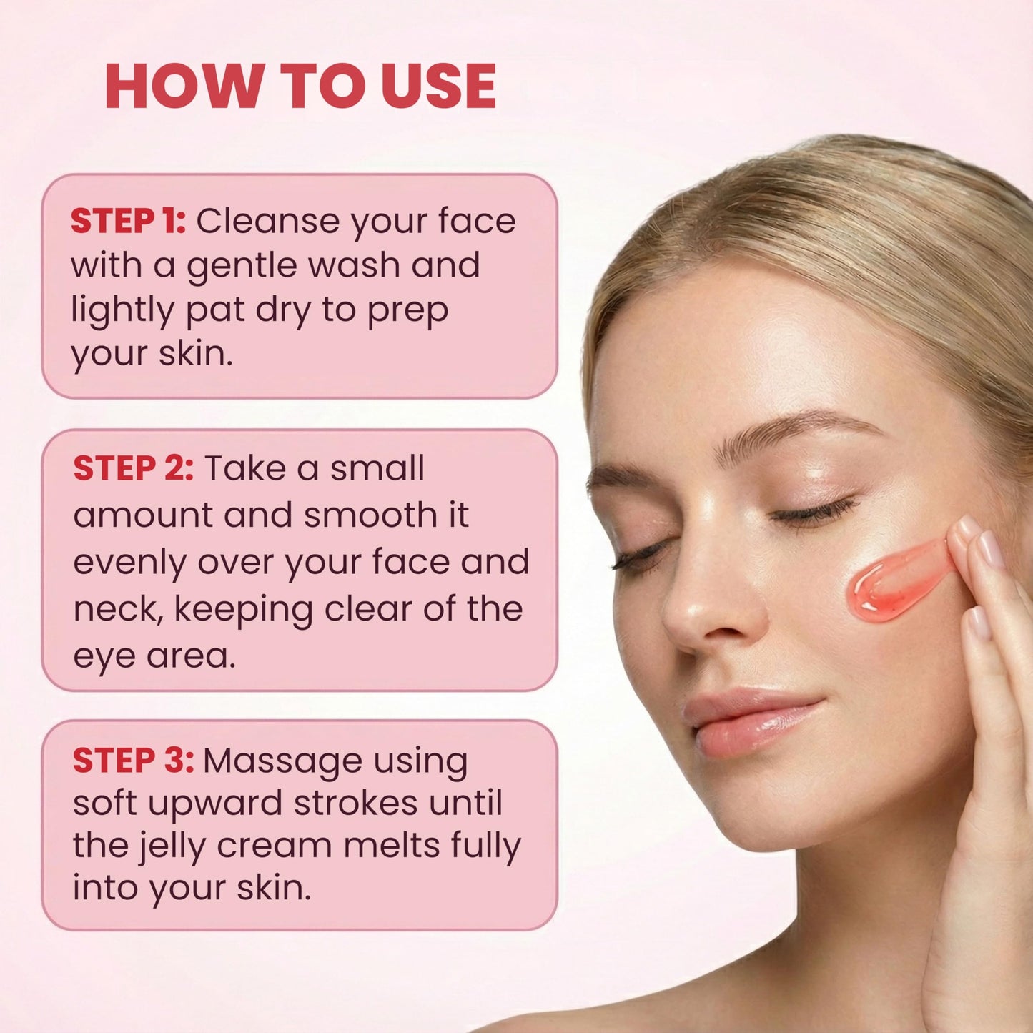 Korean Collagen Jelly Cream — 24H Glow & Hydration, 3.2% Elasticity Boost, 3.9% smoother texture & 6.4% Firmer Skin After 1 Use — Lightweight Collagen Face Moisturizer with Niacinamide (1.76 fl oz)
