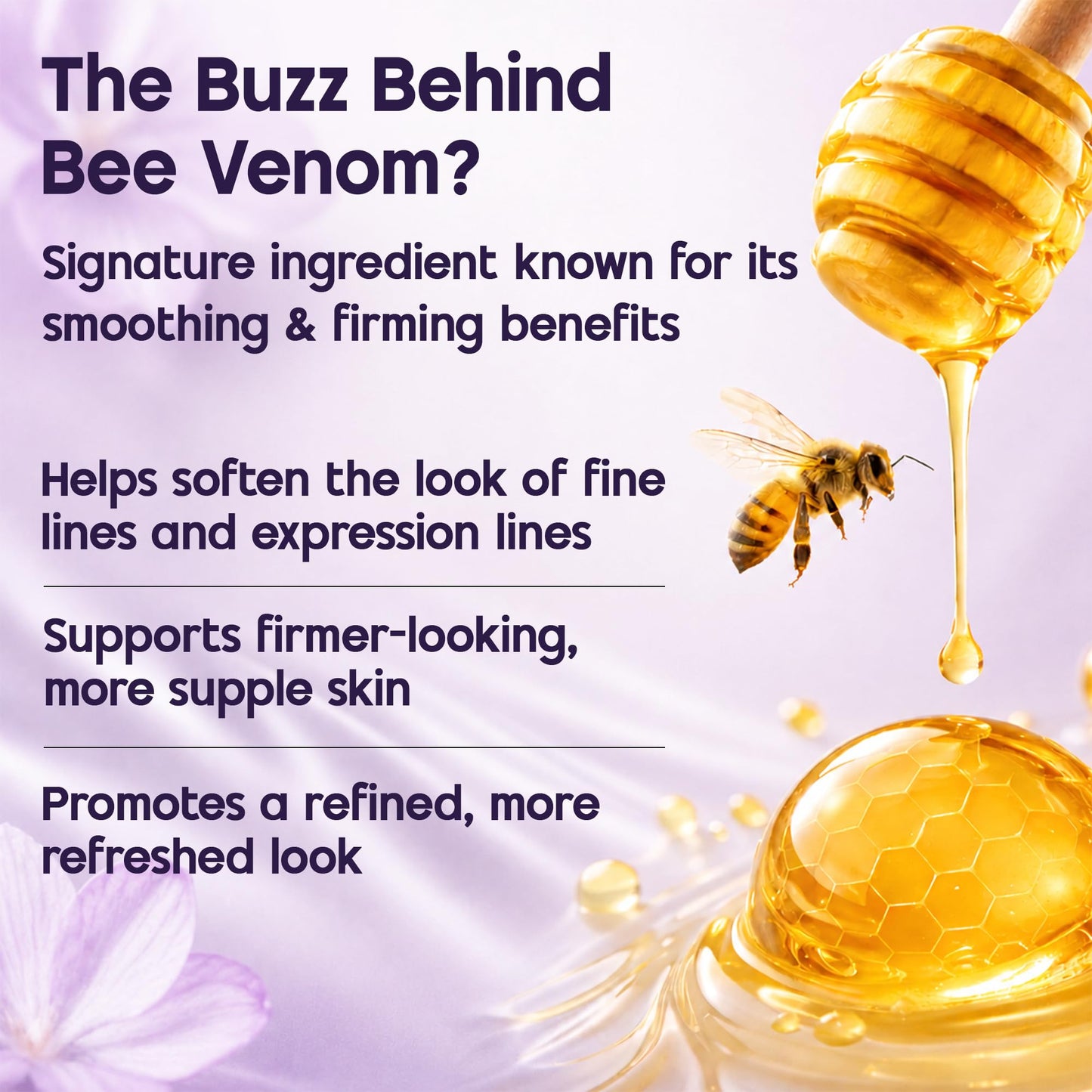 Venofye Blossom Bee Day Moisturizer - Bee Venom & Shea Butter - 2.11 Oz