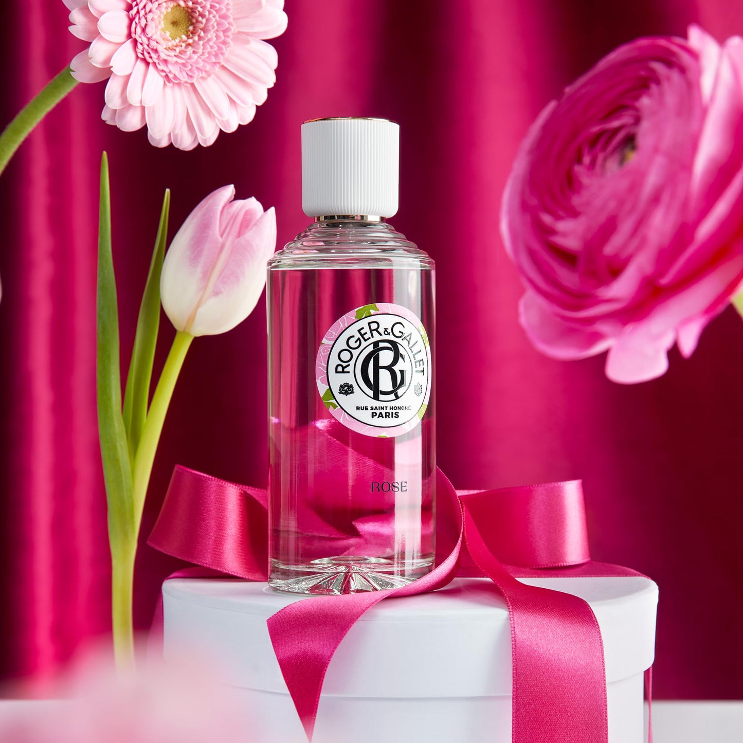 ROGER & GALLET Wellbeing Fragrant Water Spray – Light Eau Fraîche Body Mist with Natural Origin Ingredients, Refreshing Everyday Fragrance for Women (Rose | 3.3 Oz.)