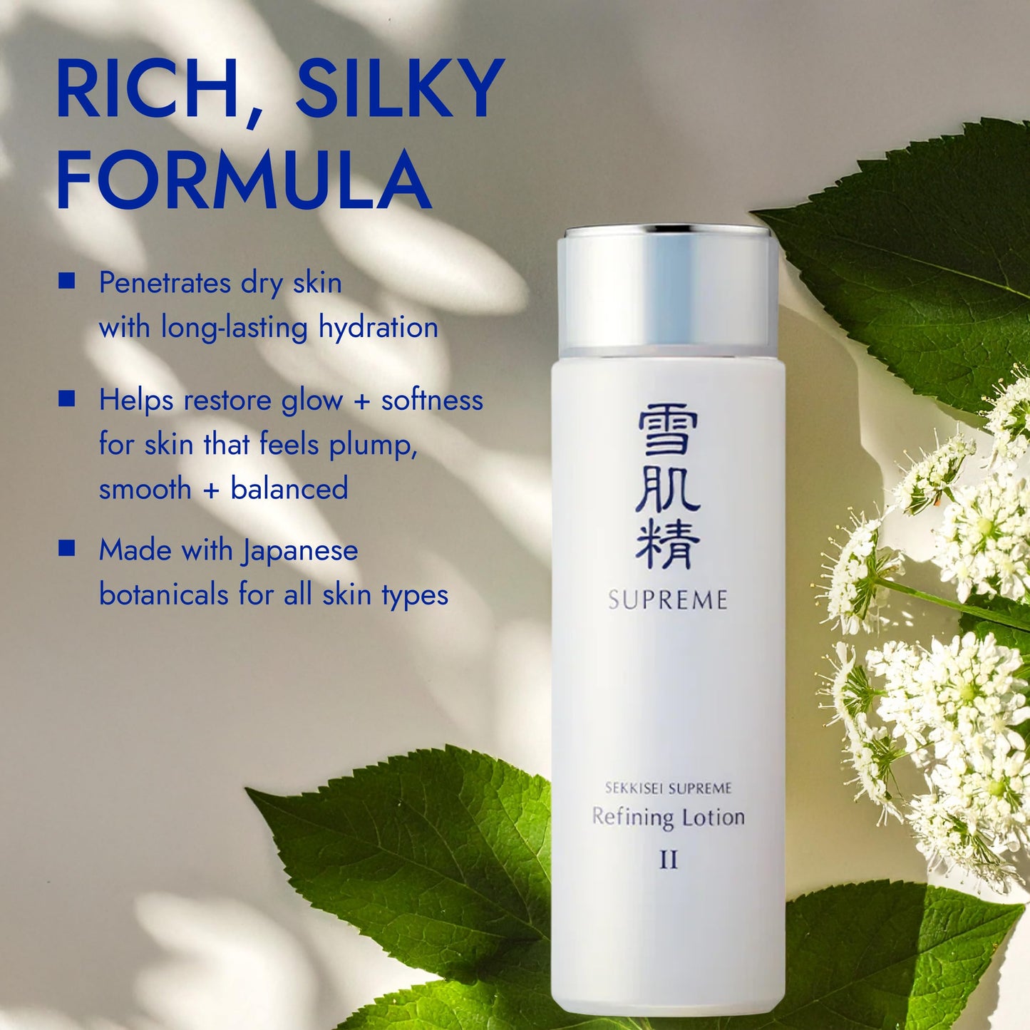 SEKKISEI Supreme Refining Lotion I, Hydrating Soothing Facial Lotion, 13.4 Ounce