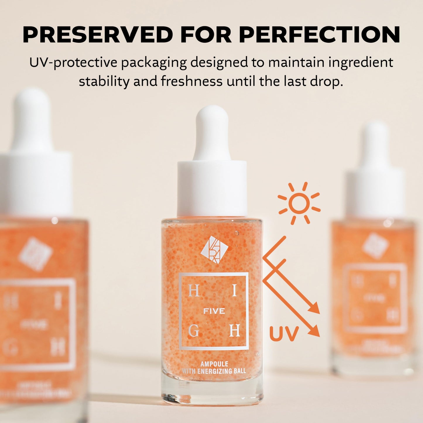 VARA High Five – Premium Capsule Technology Skincare Ampoule 1.12 fl. oz.