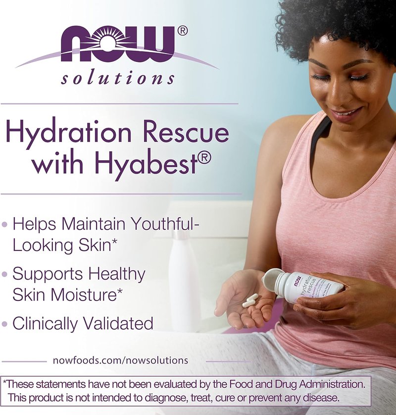 Hydration Rescue - Hyabest® Hyaluronic Acid Capsules for Youthful Skin | 60 Veg Capsules