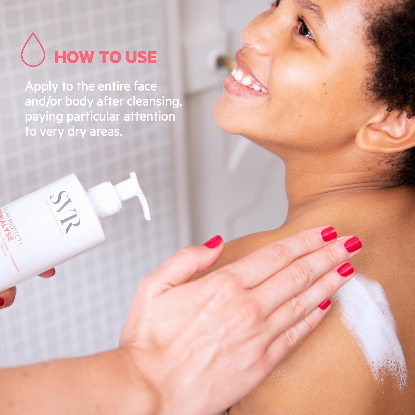 SVR Topialyse Intensive Balm Face & Body Moisturizer with Ceramides. 48hr Itch Relief for Dry Skin. Suitable For All Ages. Fragrance Free, 13.5 Fl Oz