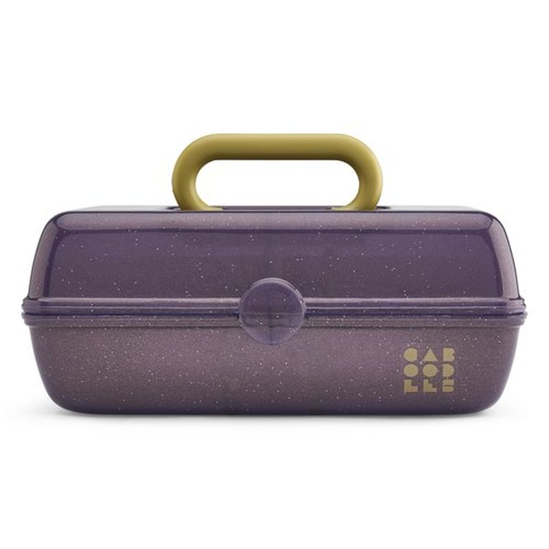 Caboodles Women's Pretty in Petite Cosmetic Case, Wicked Elphaba-Purple Sparkle