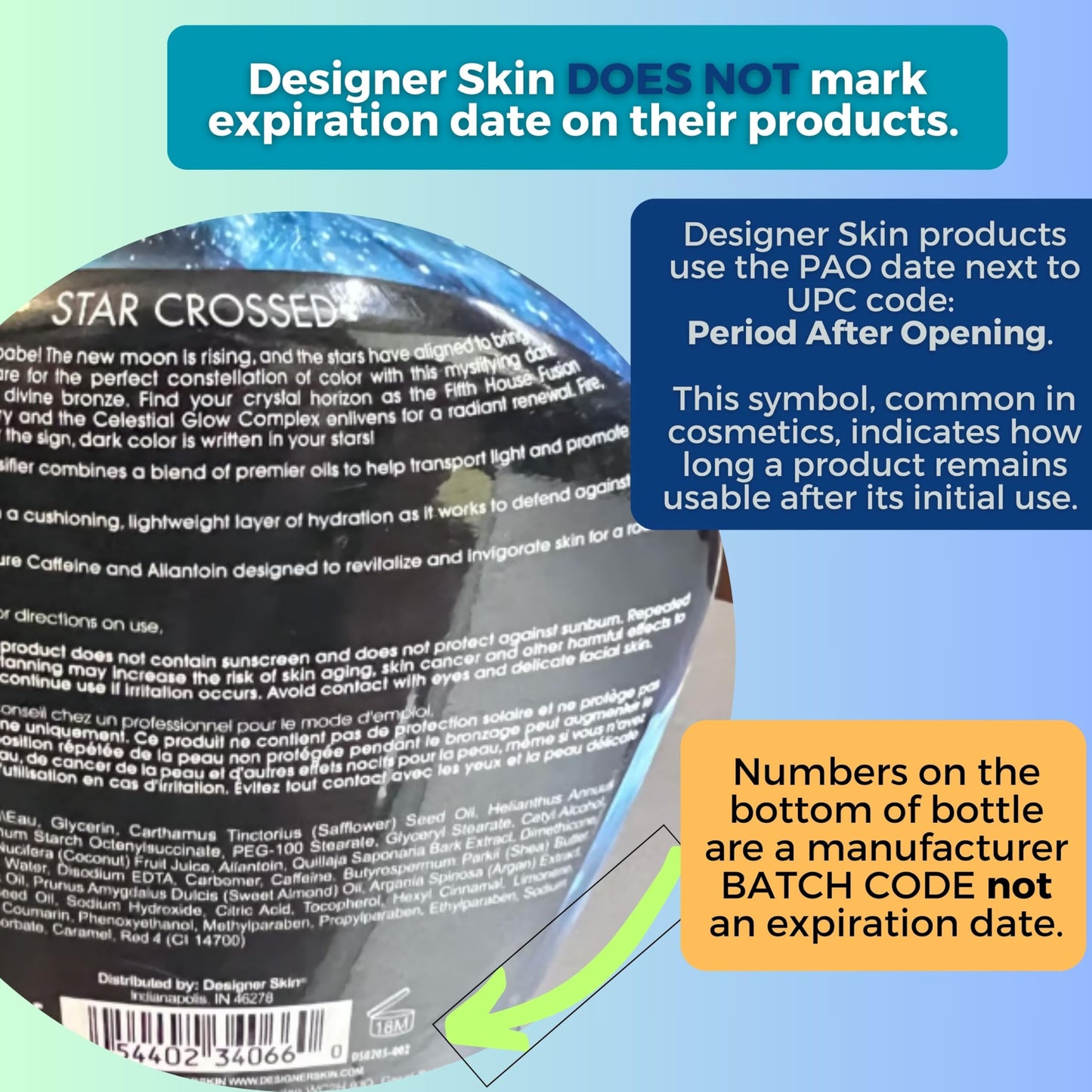Designer Skin Grand Affair Quadruple Bronzing DHA Bronzer Tanning Lotion 13.5 ounces