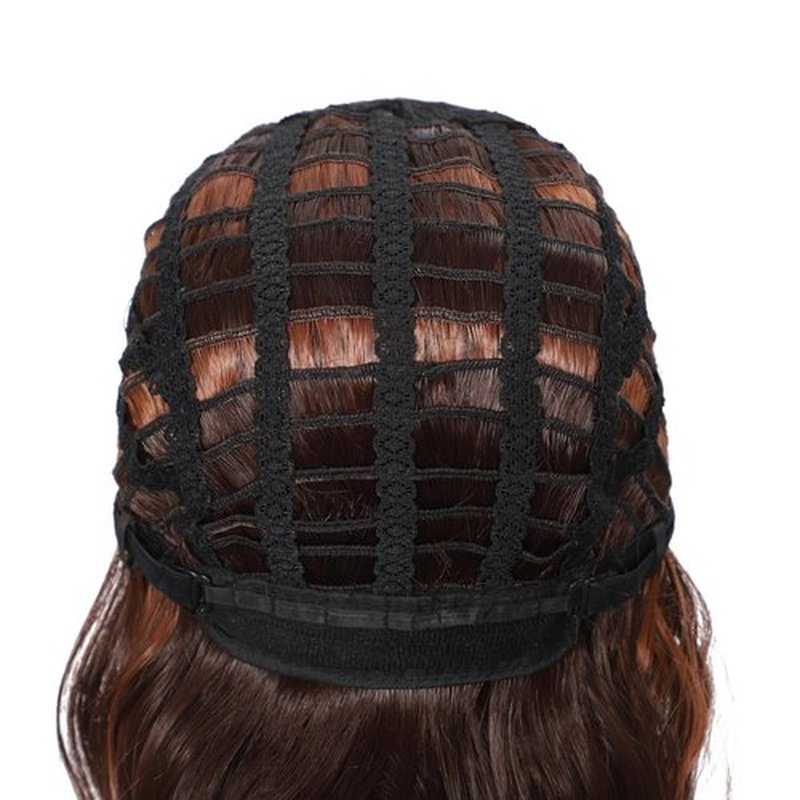 Ucubb Short Curly Wigs with Bangs for Women 14 Inches Wavy Bob Wig Synthetic Heat Resistant Fiber Wigs