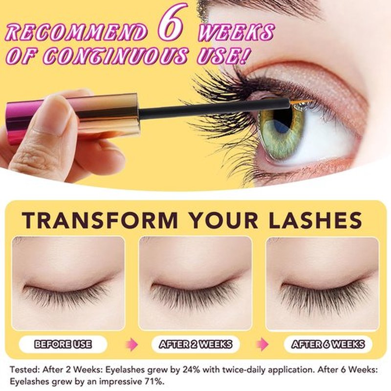 Lash Serum - 5ml Rapid Eyelash Growth Serum,eyelash serum,Lash Serum for Eyelash Growth Thickness, Stronger, Healthier Lashes & Brows, Vegan & Cruelty-Free