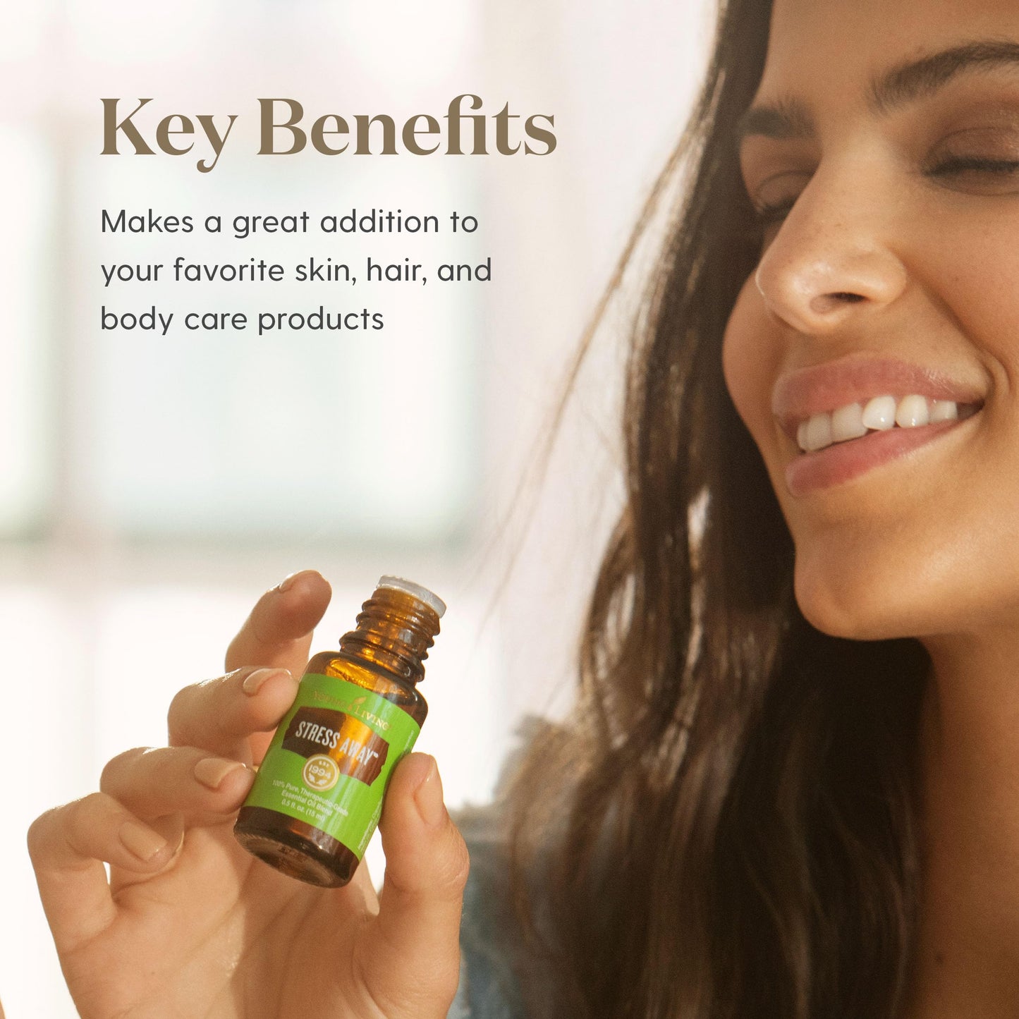Young Living Stress Away Essential Oil Blend | 5 ml | Sweet Lime & Vanilla Aromatherapy Oil for Diffusers, Massage & DIY Blends | Relaxing Fragrance for Home, Office & Everyday Aromatic Use
