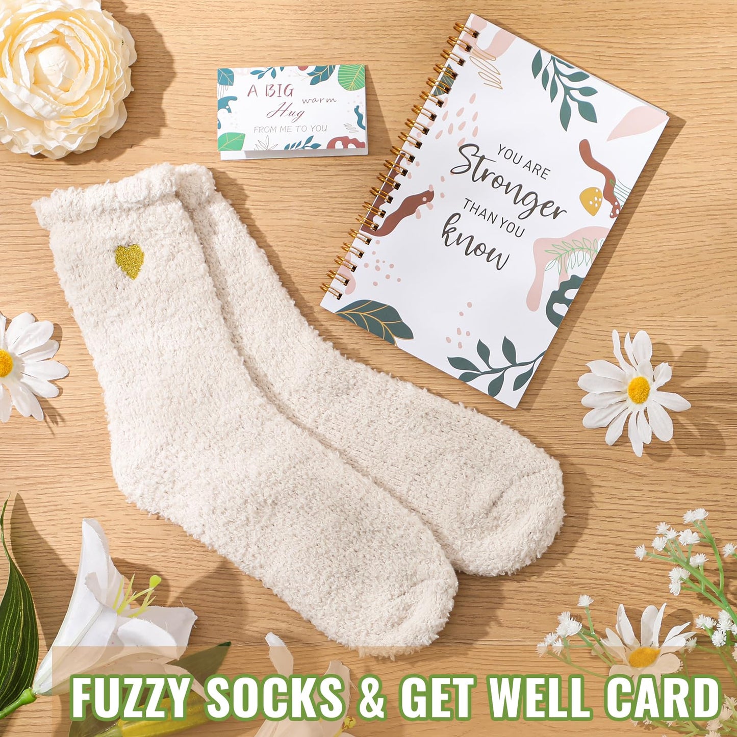 Get Well Soon for Women Self Care Gift Baskets Inspirational Thinking of You Gift Set Relaxation Feel Better Hug in a Box Chemo Care Package for Women Her Mom Friend Sister Wife