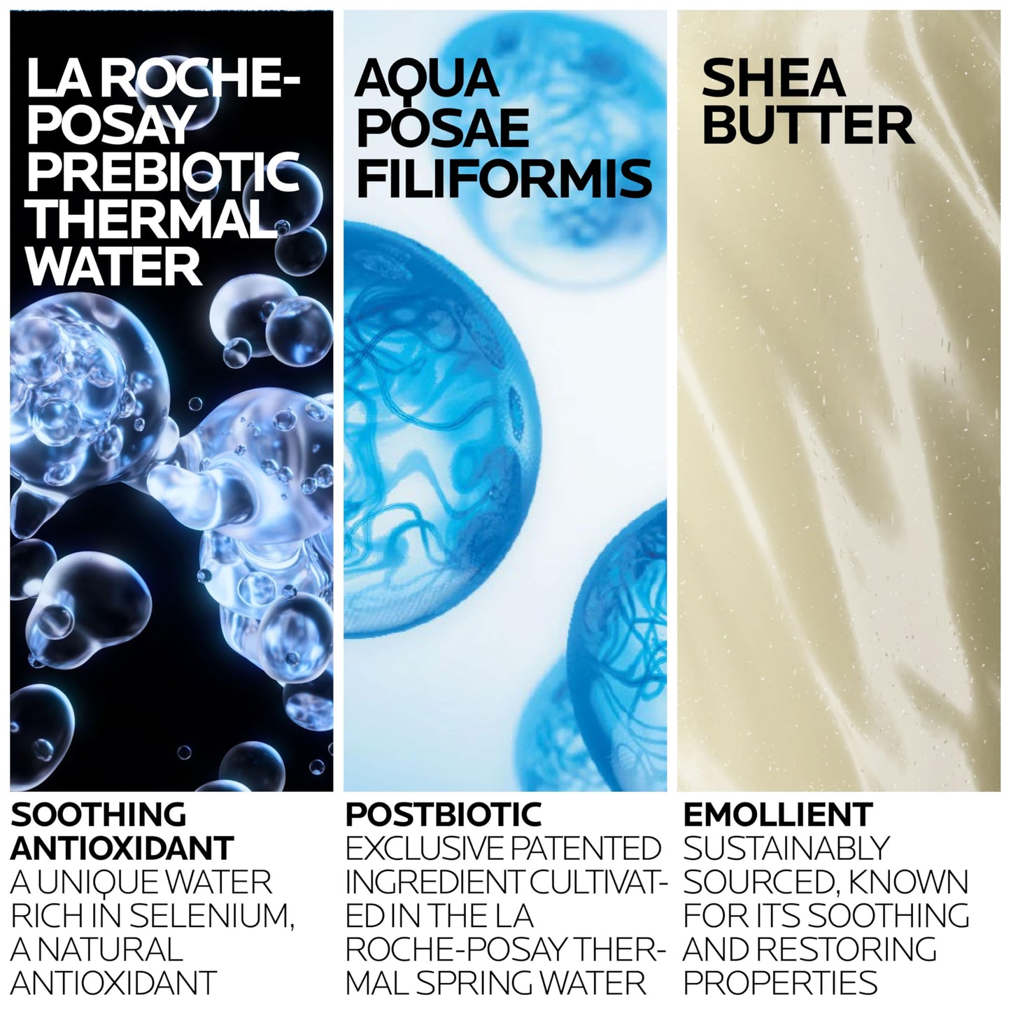 La Roche-Posay Lipikar AP+ Gentle Foaming Moisturizing Wash, Shea Butter + Niacinamide + Glycerin, Moisturizing Body Wash & Face Wash For Dry Skin, National Eczema Association Accepted, Soap Free