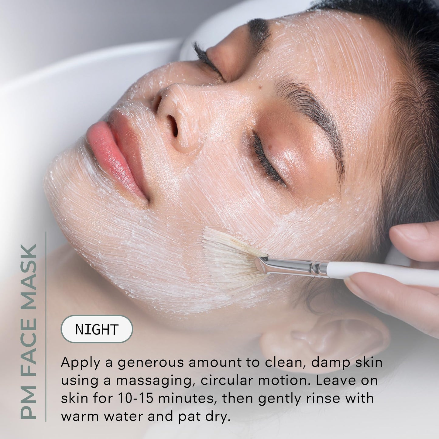 COSMEDIX Glow Bamboo Brightening Facial Mask - PM Exfoliating Facial Scrub for Tired, Dull & Uneven Skin - Anti-Aging Gentle Night Face Exfoliator with Bamboo & Niacinamide - All Skin Types