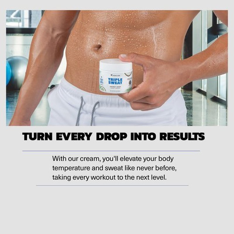Kewlioo Triple Sweat Workout Enhancing Cream - Coconut