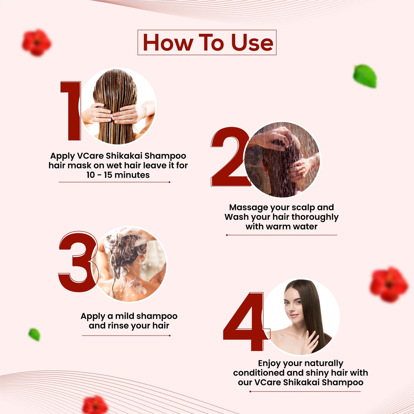 VCare Shikakai Shampoo Enriched With Amla | Hibiscus| Aloevera | Neem -200ml/6.7 Fl Oz